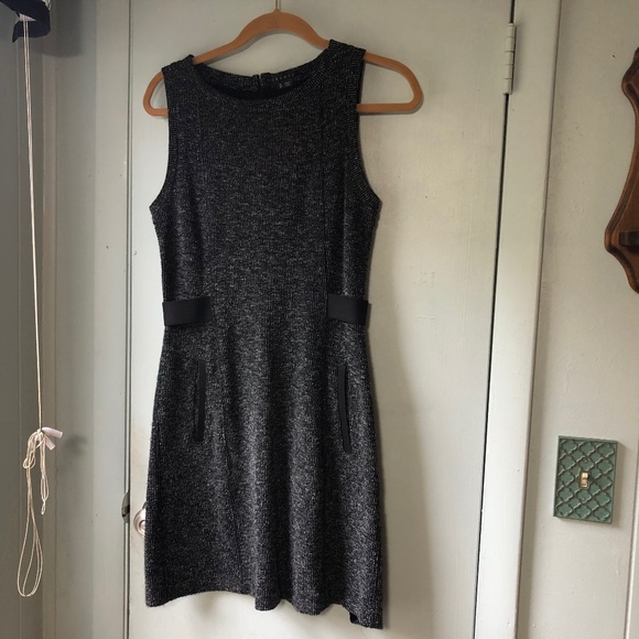 Theory Dress Pockets Tweed Sleeveless Sz S - Picture 1 of 8